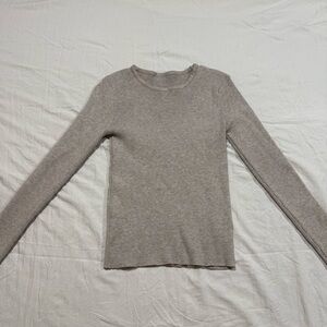 Women's Ribbed Long Sleeve Top